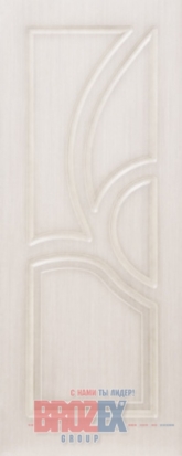 Дверное полотно глухое ПВХ 50 Беленый дуб 900мм (2D) BROZEX-WOOD
