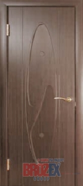 Дверное полотно глухое ПВХ 35 Палисандр 800мм (3D) BROZEX-WOOD