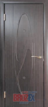 Дверное полотно глухое ПВХ 35 Темный дуб 700мм (3D) BROZEX-WOOD