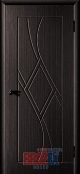 Дверное полотно глухое ПВХ 41 Венге 900мм (2D) BROZEX-WOOD