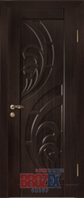 Дверное полотно глухое ПВХ 26 Венге 600мм (2D) BROZEX-WOOD