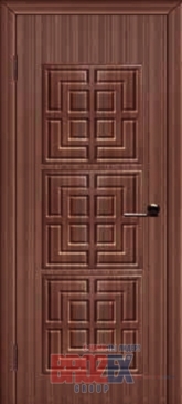 Дверное полотно глухое ПВХ 28 Палисандр 600мм (3D) BROZEX-WOOD