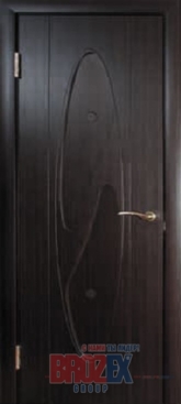 Дверное полотно глухое ПВХ 35 Венге 800мм (2D) BROZEX-WOOD