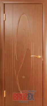Дверное полотно глухое ПВХ 35 Итальянский орех 900мм BROZEX-WOOD