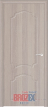 Дверное полотно глухое ПВХ 16 Беленый дуб 800мм (2D) BROZEX-WOOD