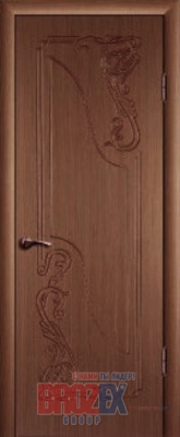 Дверное полотно глухое ПВХ 21 Палисандр 600мм (3D) BROZEX-WOOD