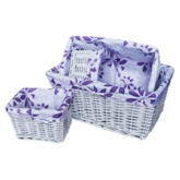 COMFORTY. Набор корзин LU-8060 S4 плетеных (компл-4шт)*