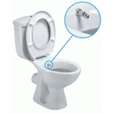 IDEAL STANDARD. Унитаз-компакт "Океан" с гигиеническим душем, горизонтальный выпуск, белый W906601