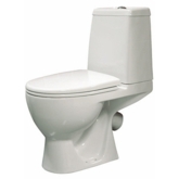 SMART. Унитаз-компакт "Реал", 2-клав., ниж.подв., дюропласт, белый, VT5401W