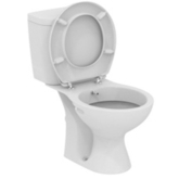 VIDIMA. Унитаз-компакт "Сева Фреш", горизонтальный выпуск, сид. с микролифтом, с гигиеническим душем, белый, E405001