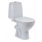 VIDIMA. Унитаз-компакт "Сириус", горизонтальный выпуск, сиденье дюропласт, белый, W900001
