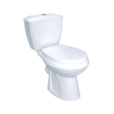 Оскольская керамика. Унитаз-компакт Элисса белый Стандарт (сиденье Элисса-Н термопласт, арматура 1-реж. АБ 69.55.17.3) кат.1