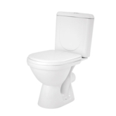 Santek. Унитаз-компакт "Сенатор" антивсплеск, 2-реж. арматура Geberit, сиденье дюропласт