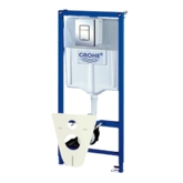 GROHE. Инсталляция Rapid SL для подвесного унитаза 4 в 1, с кнопкой Skate Cosmopolitan, 1,13 м, 38775001
