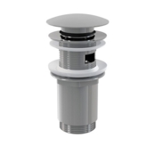 AlcaPlast. Водослив для умывальника 5/4", механизм click/clack, с большой заглушкой, цельнометаллический, A392