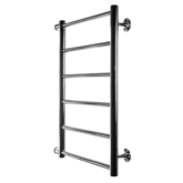 Олимп. Полотенцесушитель водяной "Лесенка Прямая" 600*500, боковое подключение, наружная резьба 1, AISI 304