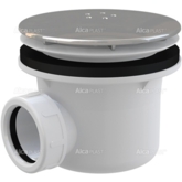 AlcaPlast. Сифон для душевого поддона, металл LUX A49K