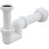 AlcaPlast. Сифон для умывальника и биде, d 40 мм, пластик A45FPR.40