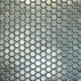 Elada Mosaic. Мозаика 19EA-025 (300*300*6 мм) серебристая