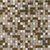 Elada Mosaic. Мозаика HK-43 (327*327*4мм) серо-зеленый Crystal+Stone