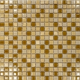 Elada Mosaic. Мозаика SH-415002 (305*305*4 мм) карамельный микс Crystal+Stone