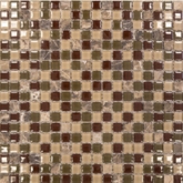 Elada Mosaic. Мозаика SH-415001 (305*305*4 мм) бургундский микс Crystal+Stone