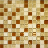 Elada Mosaic. Мозаика CTB 53 (327*327*4мм) карамельный микс Crystal+Stone