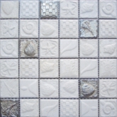 Elada Mosaic. Мозаика SH- F48004 (300*300*8 мм) серый морской микс