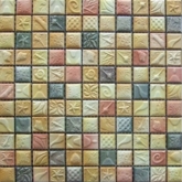 Elada Mosaic. Мозаика SН-W2510 (300*300*6 мм) желто-оранжевый морской микс