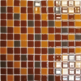 Elada Mosaic. Мозаика R 1361 (327*327*4мм) кофейно-карамельный