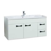 Тумба-умывальник "Диор 120" 1106-1 с раковиной Премьер М 1200 белая