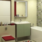 Тумба-умывальник "Фабиа 65 М" фисташка/дуб инк 1A159601FBAC0 с раковиной "Фабиа 65" белая 1A708731FB010