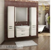Тумба-умыв.подвесная "Ария 80М" 1408-1 с раковиной "SMILE-80"