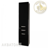 Шкаф-колонна подвесная "Америна" 1352-3.95 черная