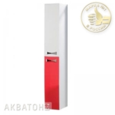 Шкаф-колонна "Диор" 1108-3.94 бордо темный