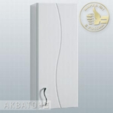 Шкаф подвесной одностворчатый "Дионис" 64-3 (левый) белый (818*305*221)