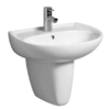 Раковина Renova Nr.1, с отверстием, с переливом 550x450 мм, арт. F223055000