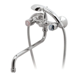 Смеситель д/ванны "ИCКАР" BA167АА/B9754AA с аксессуар, хром.