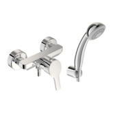 Смеситель д/душа "ФОРМ" настенный, с аксессуарами, хром, BA065AA/В0487АА