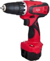 ELITECH Дрель акк. KBA 1220 K2 (12В, 2*1.5АчNiCd, БЗП-10мм, 0-400\0-1500об\м, 24Нм,1.5кг, чем, подс)