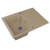 Мойка кухонная Монца 500*680*175мм темно-бежевая 