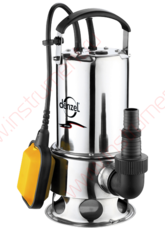 Дренажный насос DP1100X 1100 Вт, подъем 11 м, 15500 л/ч //Denzel 
