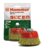  Кордщетка HAMMER 207-101 BR CP-soft 65*0,3*M14 чашеообразная гофрированная