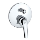 Смеситель встраиваемый для ванны и душа "Сераплан Нью" (комплект для настенного монтажа), ИЗИ БОКС, хром A4712AA