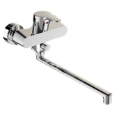 Смеситель д/ванны/душа "ДЖОЙ" настенный, излив 320 мм, хром, BA077AA/В0471АА