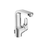 Смеситель д/умывальника "ВАН" с выс. фиксированным изливом, без донного клапана, хром, BA083AA/В0477АА