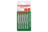  Пилка для лобзика HAMMER 204-118 JG WD-PL T144D (5pcs) дерево, быстро, 74мм, шаг 4.0-5.2, HCS, 5шт