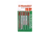  Пилка для лобзика (набор) HAMMER 204-906 JG WD-PL-MT set No6 (5pcs) др.\пл.\мет, 5 видов, 5шт.