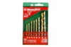   Набор сверел HAMMER 202-902 DR set No2 (8pcs) 4-8mm металл\камень, 8шт.