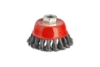  Кордщетка HAMMER 207-105 BR CP-hard 75*0,5*M14 чашеообразная витая